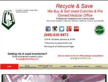 Tablet Screenshot of candhoffice.com